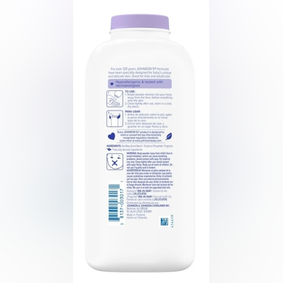 Johnson's baby powder lavender 15oz new in shrink wrap. - Picture 2 of 4